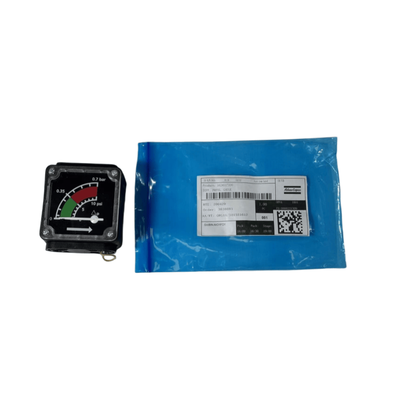 1624117200 Atlas Copco Original Diff. Манометр для введеного гвинтового компресора масла