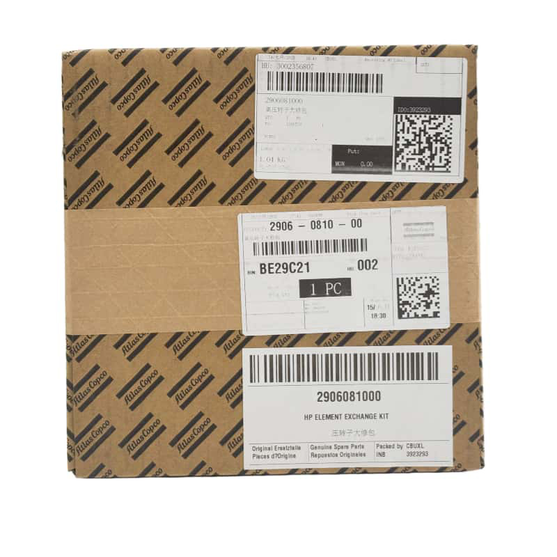 2906081000 Atlas Copco Air Compressor HP Element Element Element Exchange