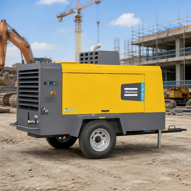 Портативний дизельний компресор Atlas Copco X-Air+600-17 154 кВт Оригінальний